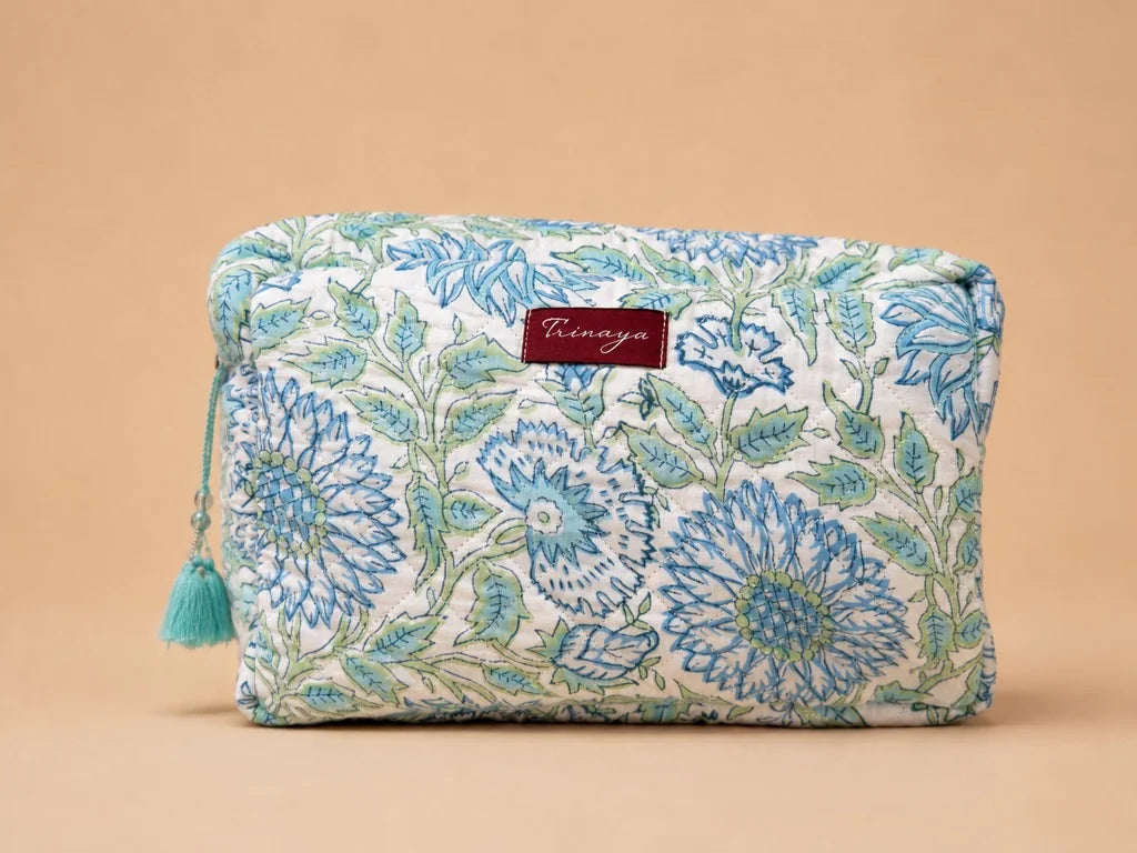 Bloom Pouch - Blue Serene