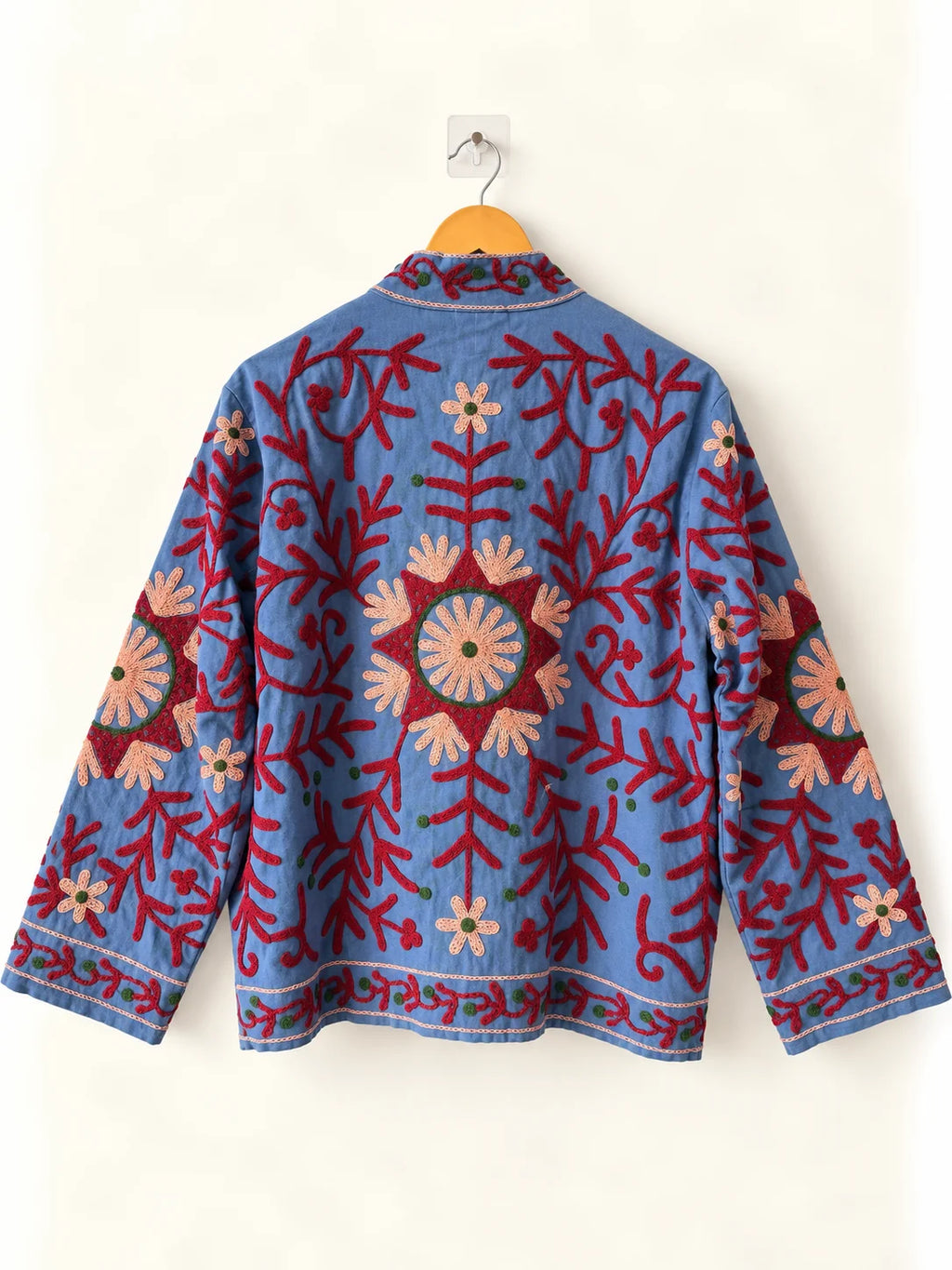 Suzani Canvas Jacket - Coral Reverie (Back)