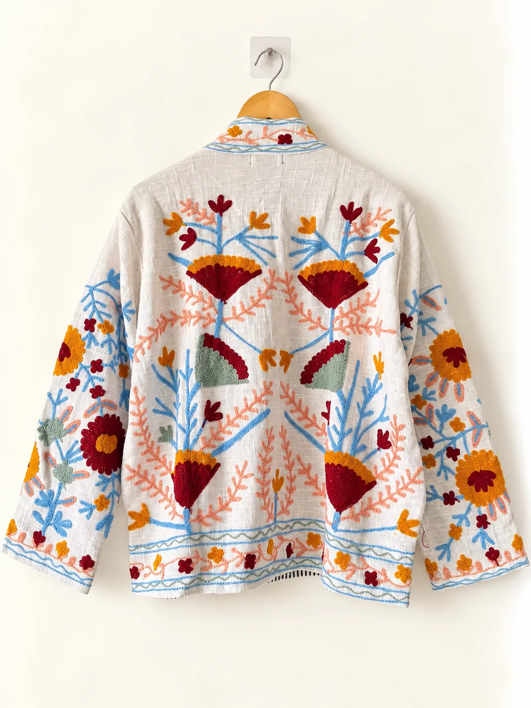 Suzani TNT Jacket - Garden Stripe (Back)