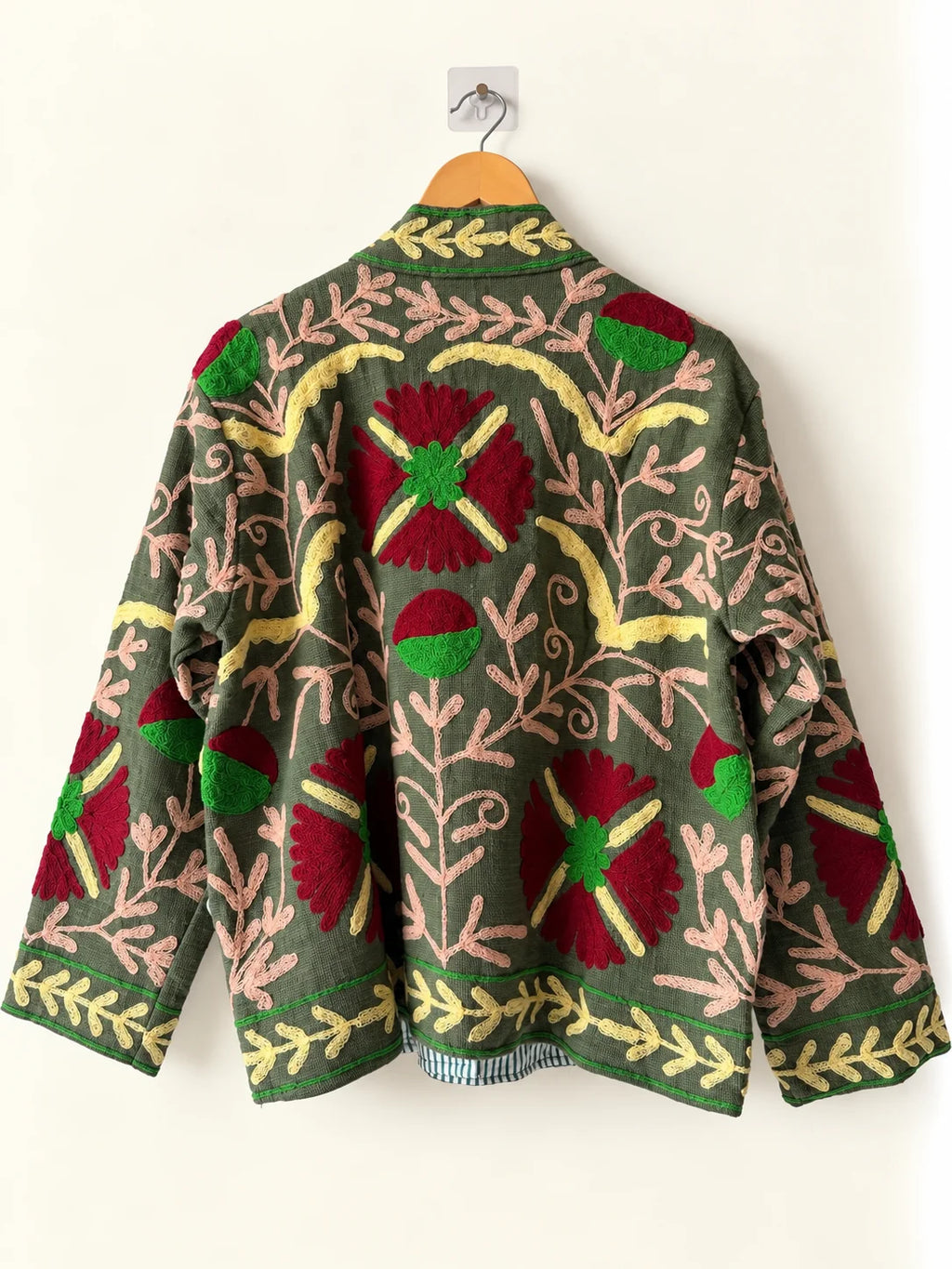 Suzani TNT Jacket - Golden Fern (Back)