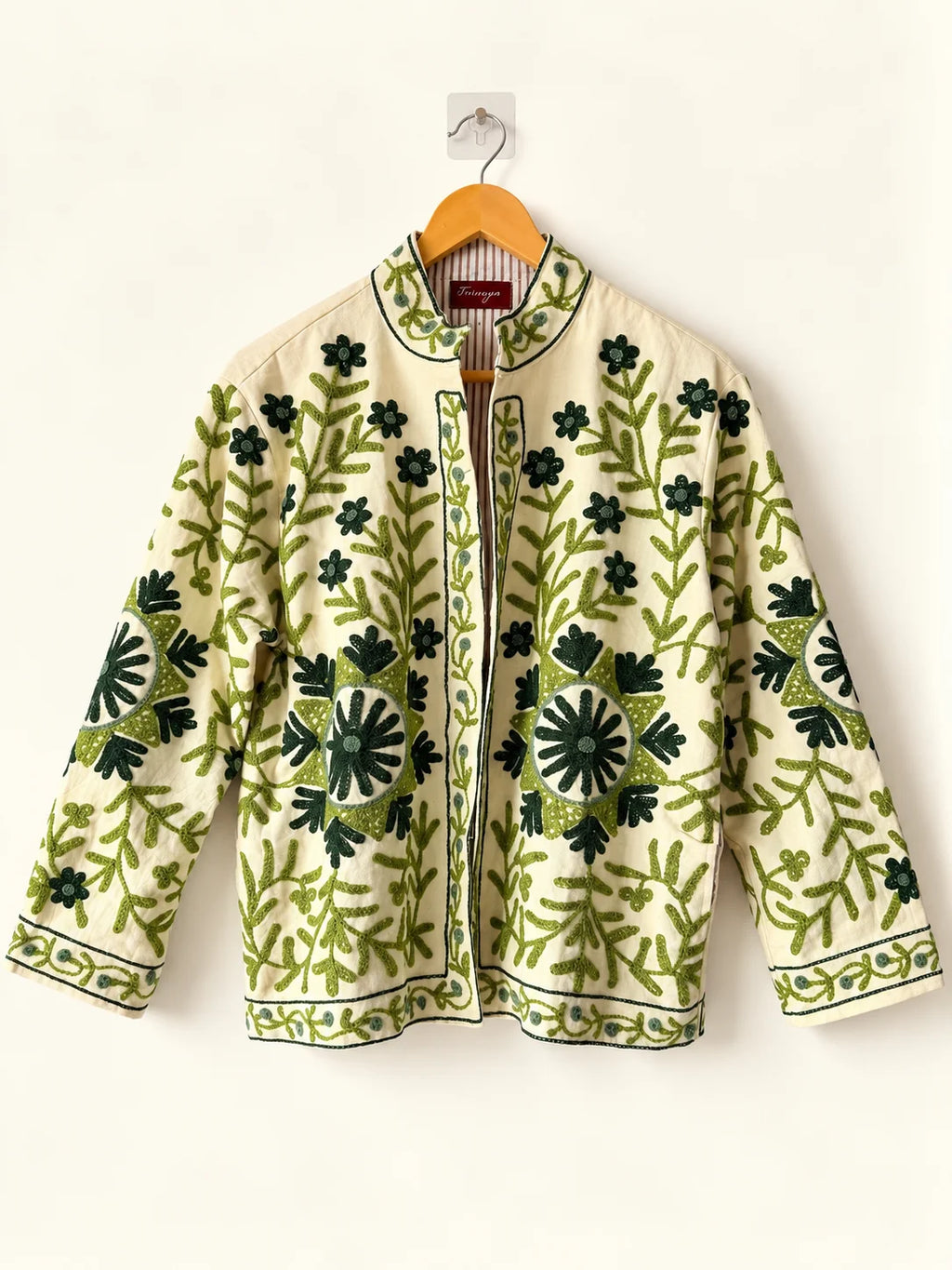 Suzani Canvas Jacket - Meadow (Back)