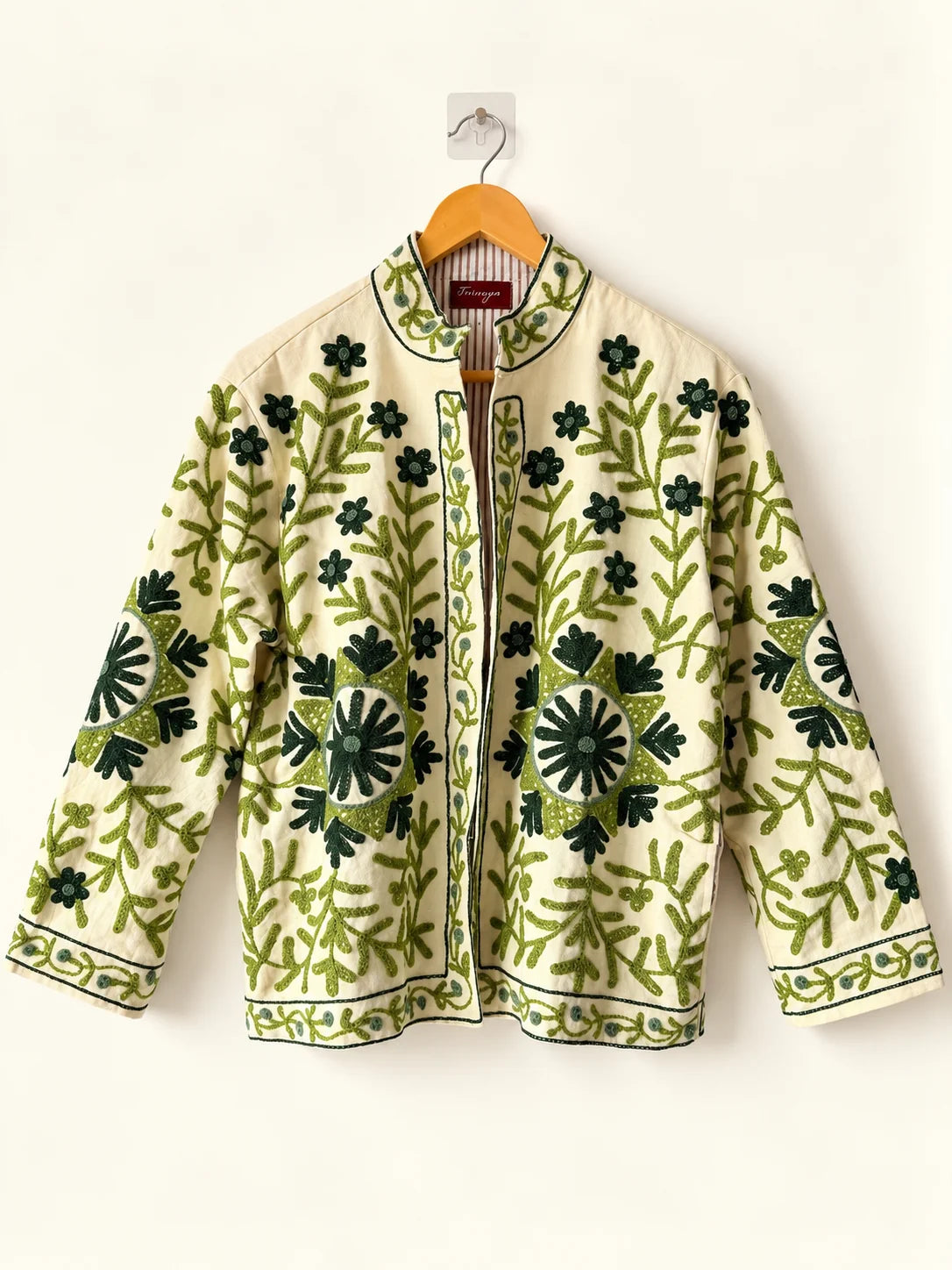 Suzani Canvas Jacket - Meadow (Back)