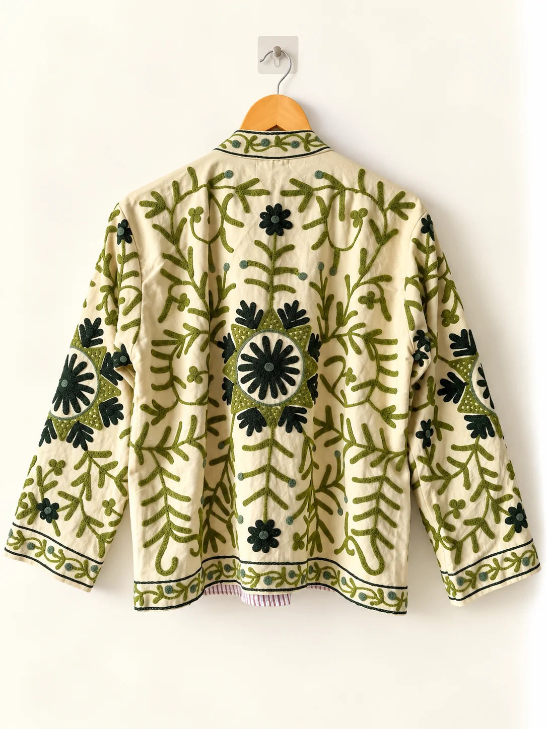 Suzani Canvas Jacket - Meadow (Front)