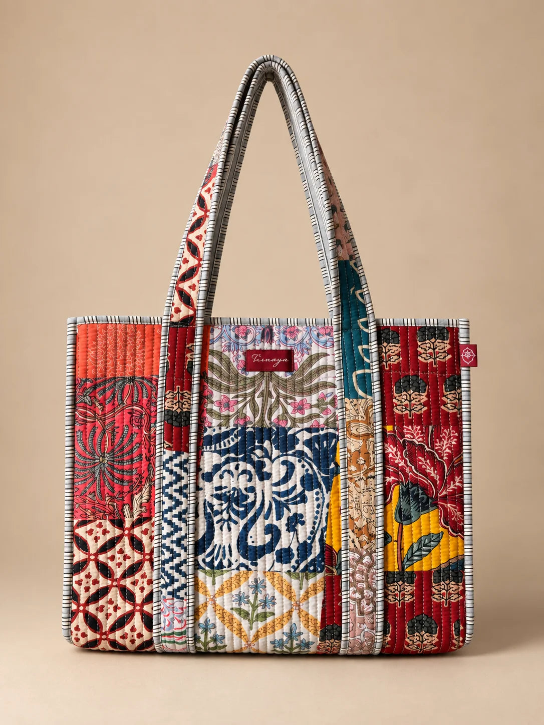 Desi Mosaic Tote - Piece No. 9 (Front)