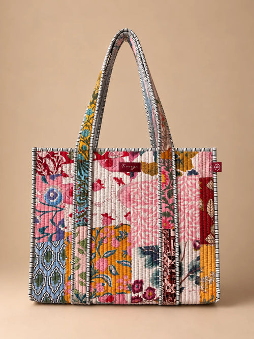Desi Mosaic Tote - Piece No. 8 (Front)