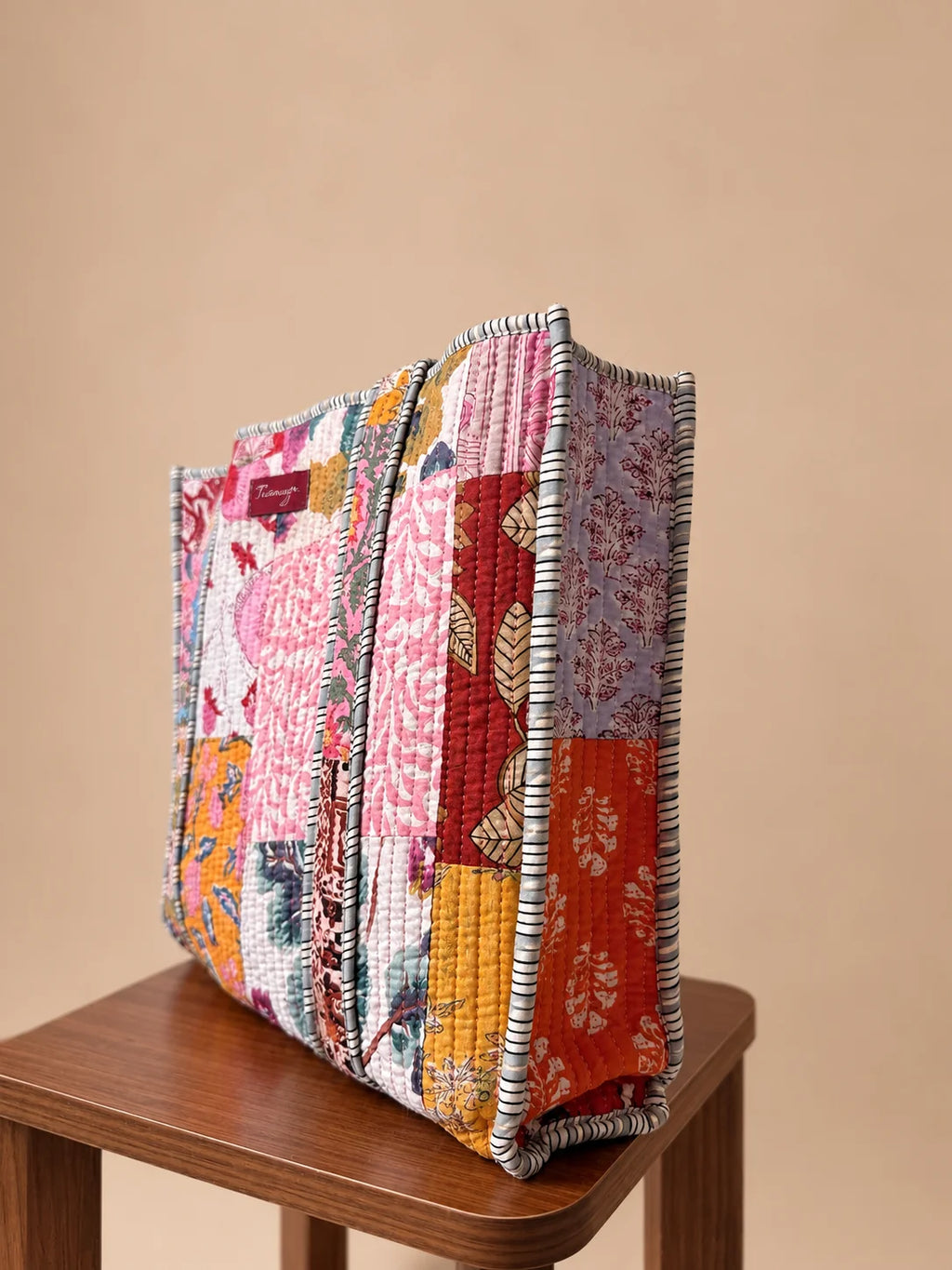 Desi Mosaic Tote - Piece No. 8 (Side)