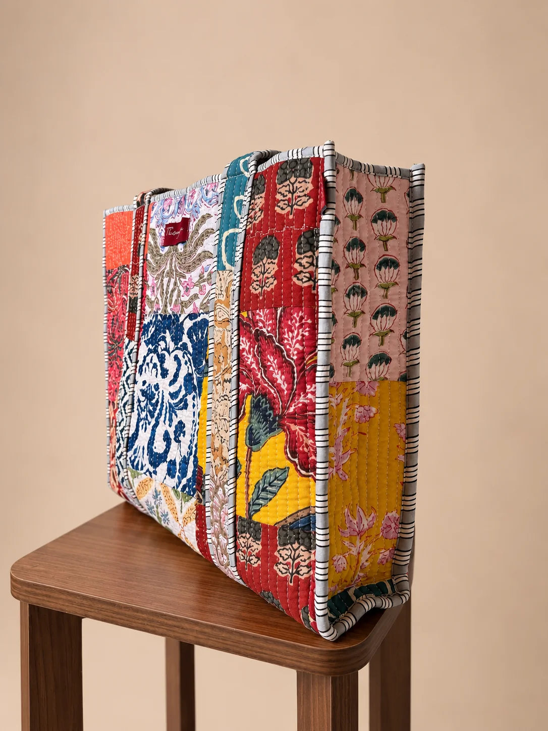 Desi Mosaic Tote - Piece No. 9 (Side)