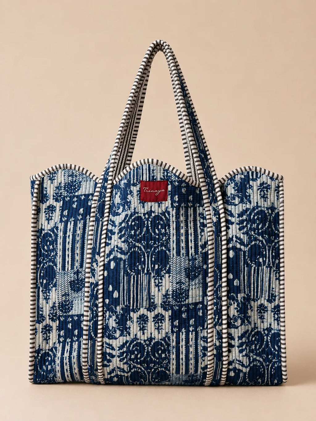 Carryall Tote - Indigo Dreams (Front)