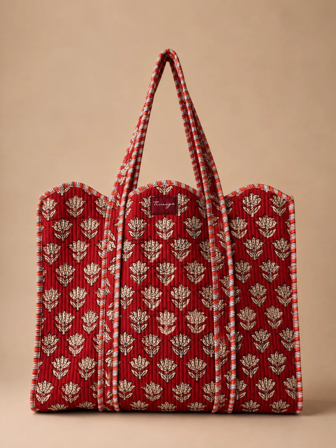 Carryall Tote - Red Lotus