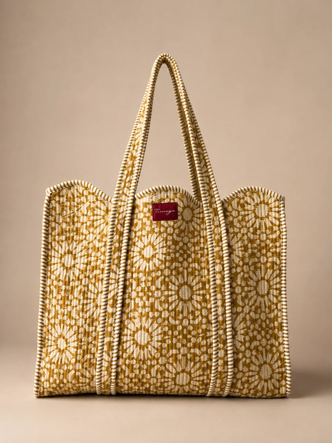Carryall Tote - Yellow Batik